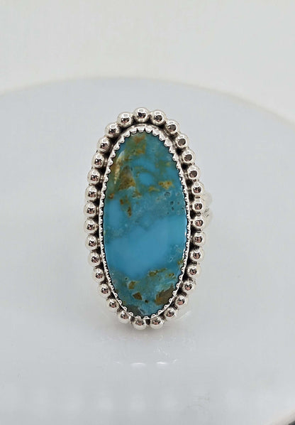 Sterling silver turquoise ring