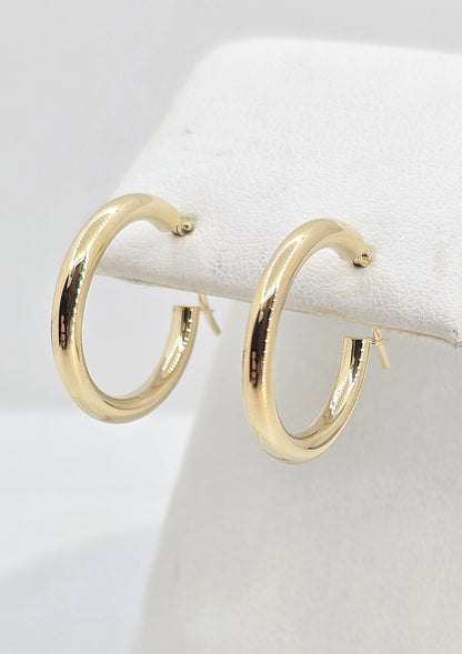 14k 20mm Hoops