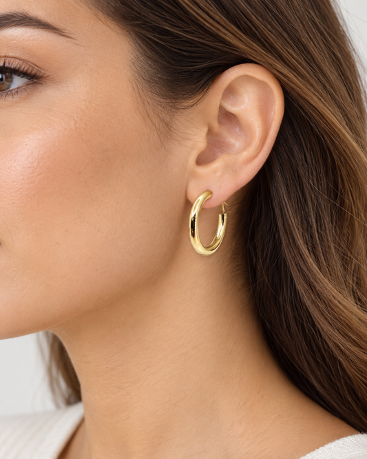 14k 20mm Hoops