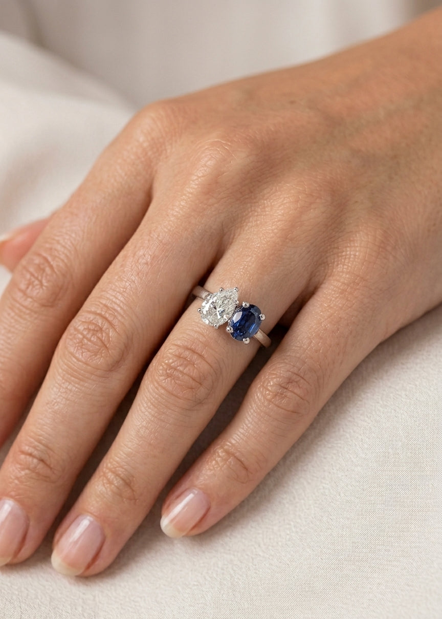 Custom engagement ring