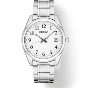 Essentials SS Analog White Dial