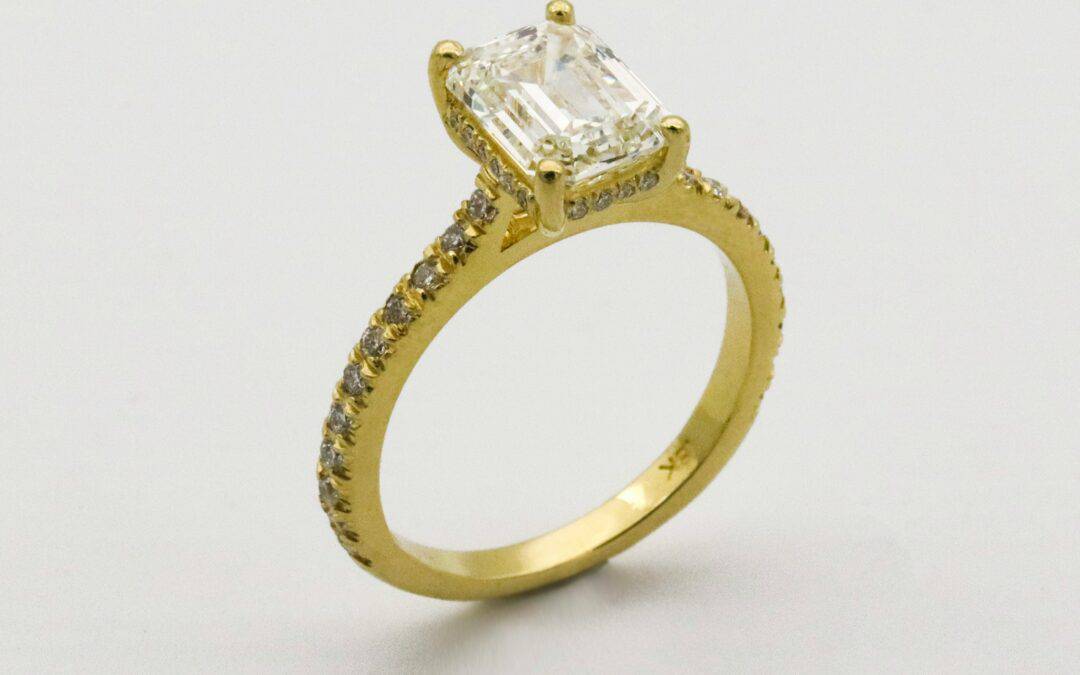 Elegant Eclat: Unveiling the Allure of Emerald Cut Engagement Rings