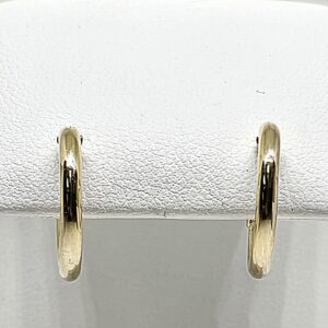 14k Hollow Hoop Earrings