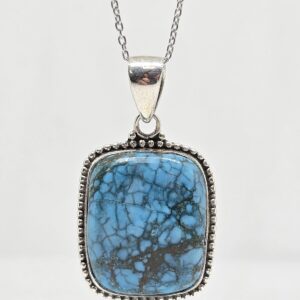 Sterling Silver (925) Turquoise Necklace