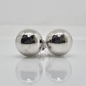 14k 8mm Hollow Ball Studs