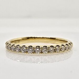 14k .30ctw Prong Set Diamond Wedding Band