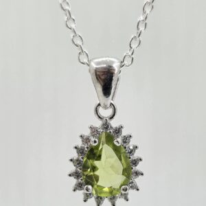925 Peridot Necklace