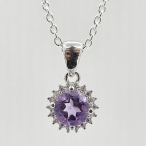 925 Amethyst Necklace