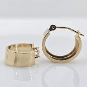 14k 5mm Huggie Hoops