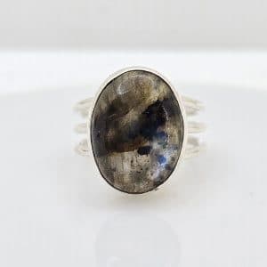Sterling Silver Labradorite Ring