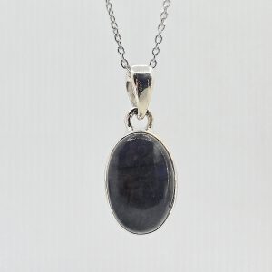 Sterling Silver Labradorite Necklace