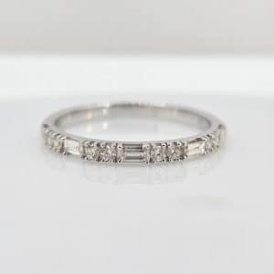 14k .32ctw Baguette Diamond Ring