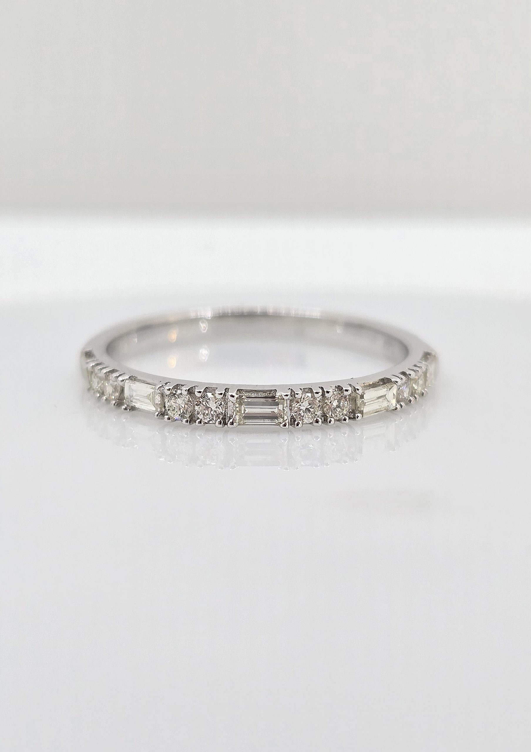 14k .32ctw Baguette Diamond Ring